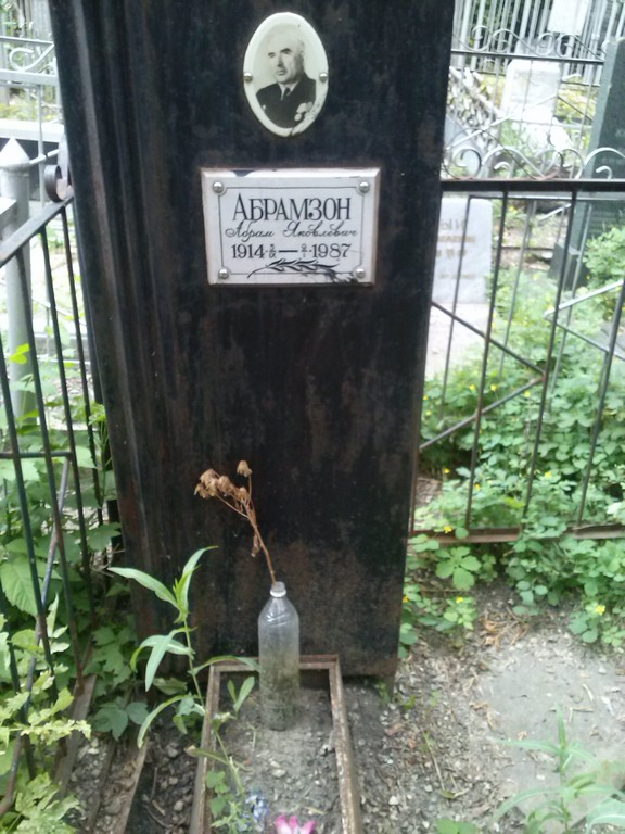 Абрамзон Абрам Яковлевич, Саратов, Еврейское кладбище